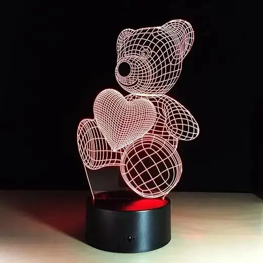 Creative 3D Visual illusion LED Lamp