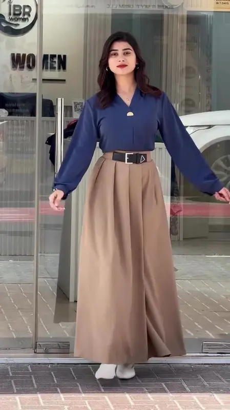 effortlessly-elegant-classic-collared-shirt-pleated-bottom-set-now-in-multiple-color-variants