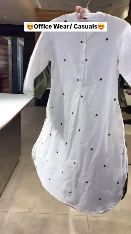 elegant-white-cotton-kurti-for-office-casual-wear